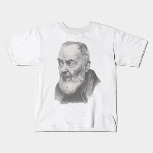 Saint Padre Pio Kids T-Shirt